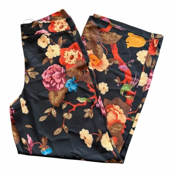 Tuckernuck Baroque Floral Erin Pants Women’s Size Large NEW - Picture 2 of 11